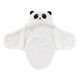 thumbnail image 3 of Manta envolvente para bebé con gorros, manta para dormir suave y cómoda para bebés, niños y niñas, traje de dormir, albornoz con capucha para niños , 62cm, 3 of 8