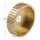 thumbnail image 2 of Disco de pulido para madera de 3" con orificio de 5/8", ideal para tallado de raíces y acabados en madera - Incluye disco dorado para esmeril angular, 2 of 6
