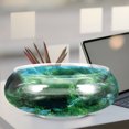 thumbnail image 4 of Shisuyan 2pcs Desktop Small Fish Tank Fish Bowl Transparent Round Aquarium Tank Bowl, 4 of 8