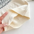 thumbnail image 5 of SGMVNU Girls Fashion Sweater Tops - Soft Knit Pullover with Jacquard Pattern, Warm Fall Winter Casual Tops for Toddler & Children Boys, Girl Knitwear Tops(Size 1-2 Years,Beige), 5 of 9