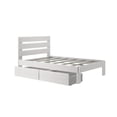 thumbnail image 2 of Max & Lily Full Bed Frame with Storage Drawers, Solid Wood Platform Bed for Kids, 2 of 9