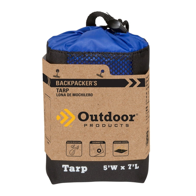 Outdoor Products Backpacker s Tarp Blue