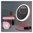 thumbnail image 1 of LED Makeup Mirror With Light Lamp With Storage Desktop Rotating Cosmetic Mirror Light Adjustable Dimming USB Vanity Mirror ,Widely Use, 1 of 7