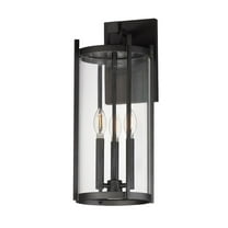 30065CLBK Maxim Lighting Belfry - 3 Light Outdoor Wall Sconce-20 Inches Tall and 9 Inches Wide