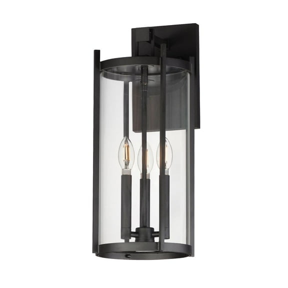 30065CLBK Maxim Lighting Belfry - 3 Light Outdoor Wall Sconce-20 Inches Tall and 9 Inches Wide