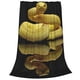 thumbnail image 2 of Balery Yellow White-Lipped Pit Viper Manta de Felpa Suave y Acogedora – Cobija de Franela Aterciopelada para Cama, Lavable y Cálida para Sofá, Mascotas, Transpirable-50"x40", 2 of 7