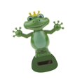 thumbnail image 4 of Solar Power Dancing Frog Doll Car Interior Ornament Home Decoration Birthday Gift, 4 of 5