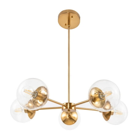 

Design House Gracelyn Chandelier in Satin Gold 5-Light