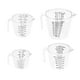 thumbnail image 2 of 4 piezas Tazas medidoras Jarras medidoras Ligeras Café Leche Transparentes Duraderas establecer un, 2 of 9