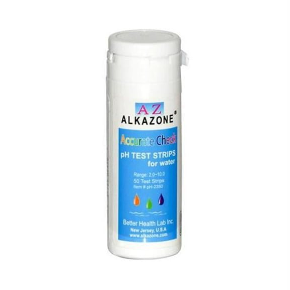 Alkazone PH2350 Accurate Check pH Test Strips For Water - 50 Strips
