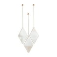 thumbnail image 6 of Umbra Dima Diamond Hanging Wall Mirrors 11.25 x 7" Set of 3 Copper, 6 of 15