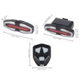 thumbnail image 2 of WUSUOWEI 1PC Electric for Lighting,400mAh,Bike Remote Control Warning Taillights with Horn Sound,Left and Right Turn Signals,Type C Charging Taillights,Night Riding Lights for Mount Road Bike, 2 of 9