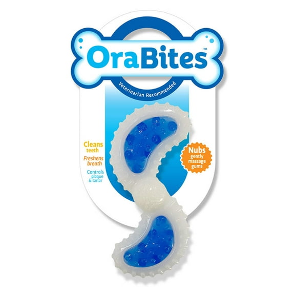 OraBites Propeller Shaped Bone Dog Dental Toy