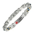 thumbnail image 7 of Metaljc Magnetic Stainless Steel Medical Alert ID Bracelet for Women, Engraved DNR Do Not Resuscitate, 7 of 7