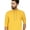 Yellow, variant on SKAVIJ Men's Crew Neck Tunic Long Sleeve T-Shirts Regular Fit T-Shirts
