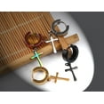 thumbnail image 7 of Janrevotw 1 Pair Of Cross Earrings For Men And Women Stainless Steel Cross Earrings, 7 of 7