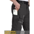 thumbnail image 4 of NAVEKULL Men's Flex Work Pants Durable Cotton Stretch Cargo Pants Lightweight Outdoor EDC Hiking Pants, 4 of 8