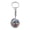 4, variant on Elegant Zinc Alloy Swivel Key Holder With Crystal Glass Panels Both Sides