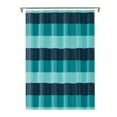 Mainstays Blue Multicolor Stripe PEVA Shower Curtain, 70" x 72"