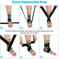 thumbnail image 4 of Juego de 2 tobilleras, calcetines elásticos de compresión para ligamentos y tobillos con correa ajustable para recuperación de lesiones, dolor en las articulaciones, soporte para el arco y estabilizador del pie, envoltura para el tobillo y más Sailing Electrónica, 4 of 5
