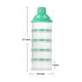 thumbnail image 3 of Dispensador de leche en polvo para bebés, contenedor de almacenamiento de refrigerios apilable antiderrames de 5 capas, 3 of 7