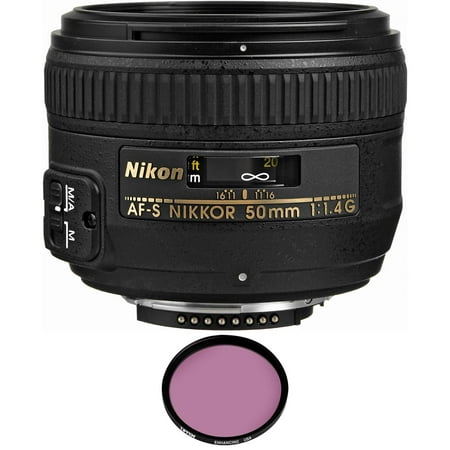 Image of Nikon AF-S NIKKOR 50mm f/1.4G Lens with Pro Filter (Used)