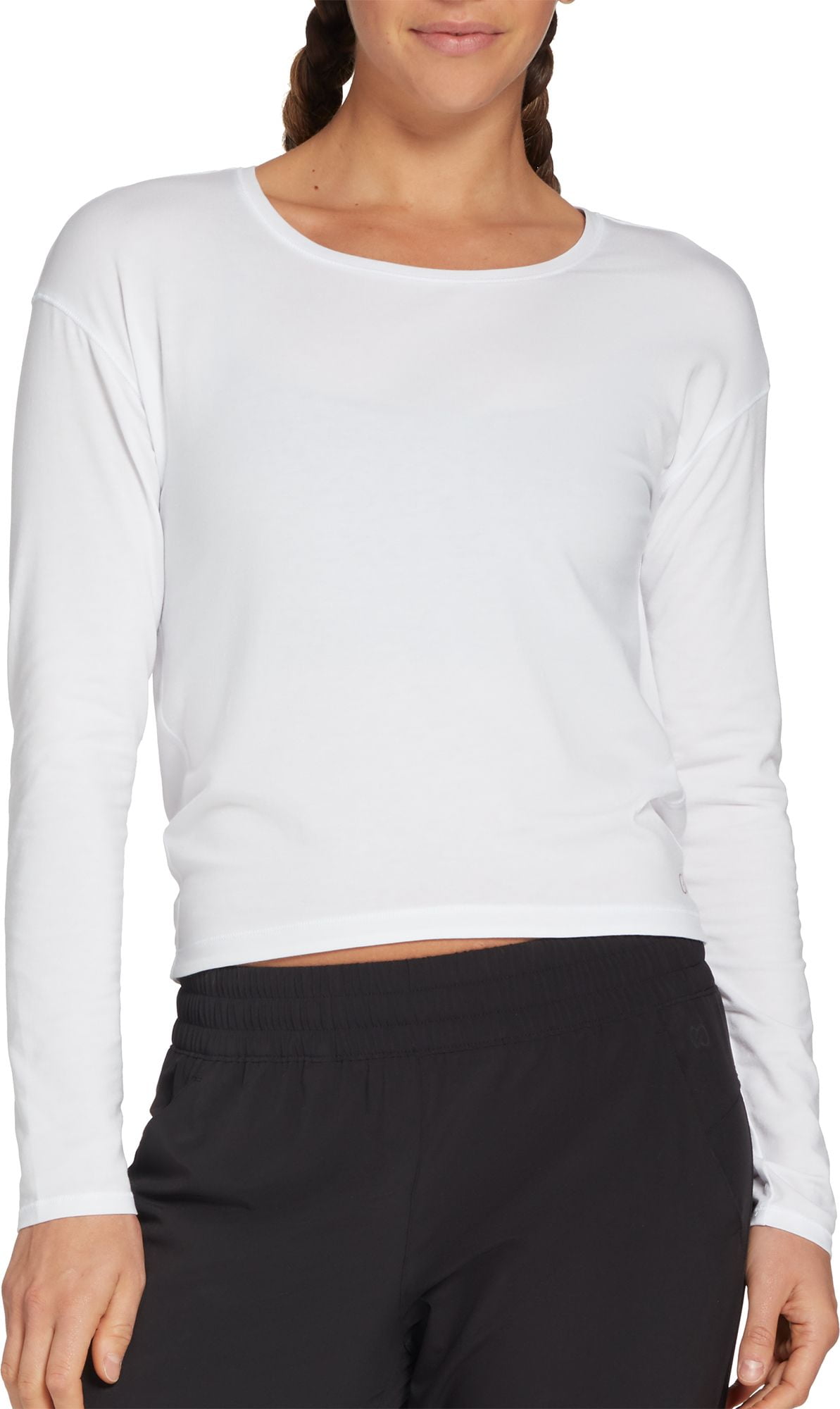 Calia CALIA by Carrie Underwood Women's Flow HiLow Hem Long Sleeve