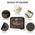 thumbnail image 3 of WOBOGO Skeleton Reading Expanding File Folder Letter Size Accordion Filing Organizer 13 Pocket Separate Organ Pocket, 3 of 7