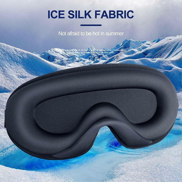 Sleeping Eye Mask Light Blocking Sleep Masks 3D Contoured Cup Sleep Mask for Women Men Skin-Friendly Breathable Blindfold