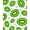 Green, Pattern 4, variant on ODIKA 2x3 Machine Washable Non-Slip Area Rug, Juicy Kiwi Slice Tropical Fruity Bathroom Floor Decoration High Traffic Rug, Green, 728735