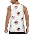 thumbnail image 3 of Haiem Umbrella Cat Men Workout Tank Top Gym Bodybuilding Sleeveless Muscle T Shirts Athletic Tank Breathable Workout Shirt-Small, 3 of 9