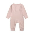 thumbnail image 2 of Emy Dola Baby Romper Jumpsuits Newborn Boys Girls Ribbed Button Short Sleeve Footless Pajamas Sleep and Play Pjs 3-24 Months, 2 of 7
