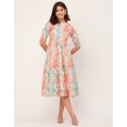 thumbnail image 2 of Moomaya Raglan Sleeves Printed Rayon Dress - Women's Casual Tiered Dress, 2 of 9
