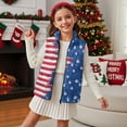 thumbnail image 3 of Xoenoiee American Flag Dog Paw Print Toddler Boys Girls Fleece Vest Coat Warm Sleeveless Jacket Zip up Polar Fuzzy Waistcoat Fall Winter, 4T, 3 of 7