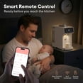 thumbnail image 3 of HORIGEN White Automatic Baby Formula Dispenser with App Control, Instant Heating, BPA-Free for Night Feeding, 3 of 12