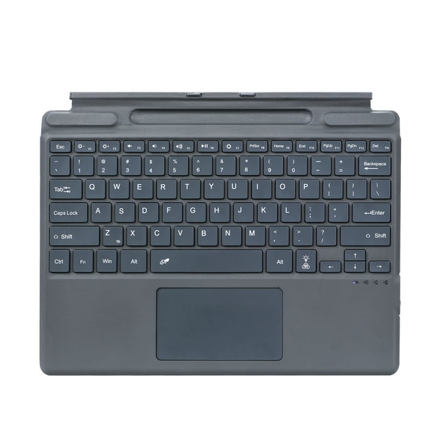 Riwcyla Clavier Rétroéclairé/non, Mise en Page Compacte Rétroéclairée Longue Autonomie Conception Ergonomique Léger Compatible avec les Tablettes Surface 8/9/X Idéal pour les Employés de Bureau et les Étudiants