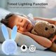 thumbnail image 3 of Kinder Wecker Hase,wecker Mit Licht Hase,lichtwecker Hase,nachtlicht Kinder,schlummerfunktion,6 Arten Von Musik (hy), 3 of 5