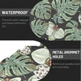 thumbnail image 2 of XMXT Shower Curtain Liner with Iron Hooks, Waterproof Tropical Botanical Leaf Print Shower Curtains for Bathroom Decor Accessories, 72 x 72 inches, 2 of 9
