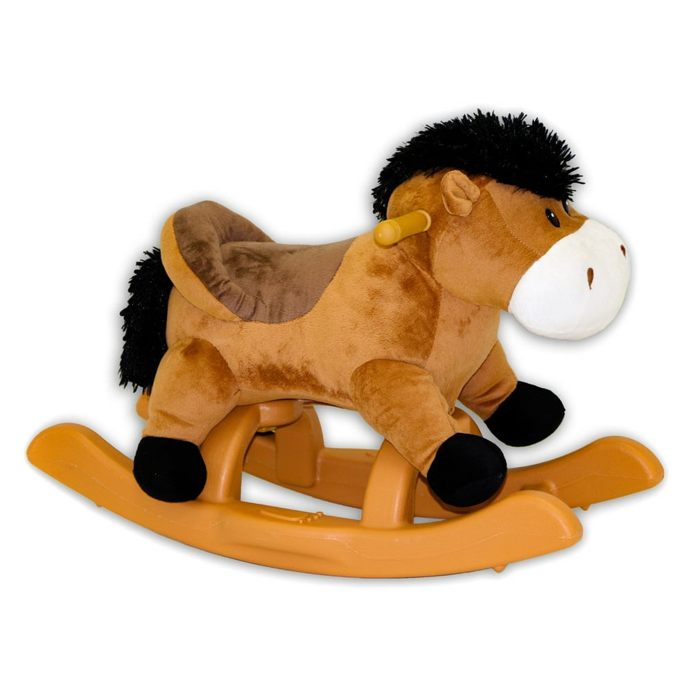 Brown Rocking Horse with Sound, 24"