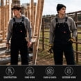 thumbnail image 3 of Firestone Mens Overalls - Warm Insulated Bib Overalls for Men, Durable Workwear Bibs, Sizes Run Small, 3 of 7