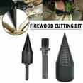 thumbnail image 3 of KingFurt Durable Grooved Anti-Slip Design Hardened Carbon Steel Material Outdoor Camping Farm Use US Firewood Drill Bit, 3 of 9