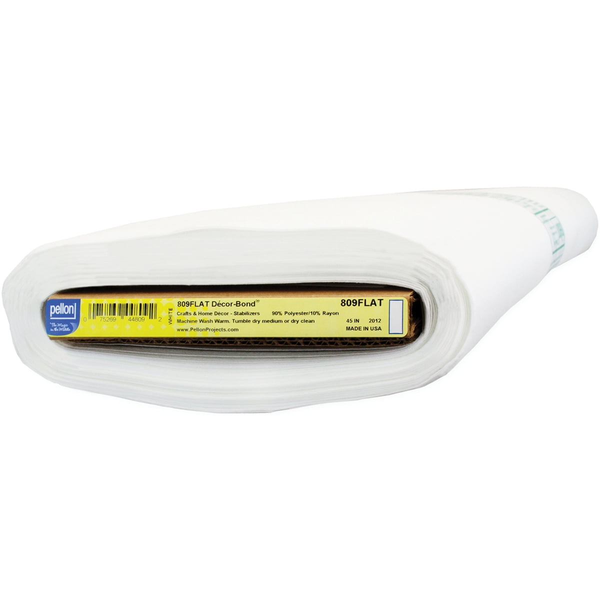Decor Bond Fusible Interfacing Flat White 44 X25yd Fob Mi