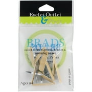 Eyelet Outlet Shape Brads 12/Pkg-Bandaid, Pk 3, Eyelet Outlet