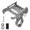 Titane, variante sur Support de Téléphone Vélo en Aluminium 360 Degrés Tournant Réglable Glissement Vélo Guidon Support de Téléphone Support de Support