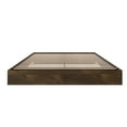 thumbnail image 4 of Nexera Full Size Platform Wood Bed Frame, Truffle, 4 of 6
