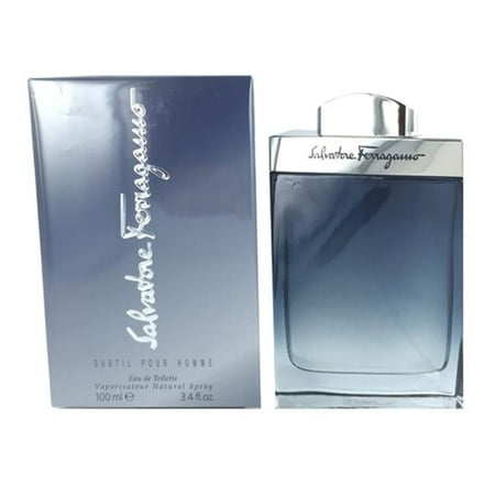 Salvatore Ferragamo 3.4 oz Mens Salvatore Subtil Eau De Toilette Spray