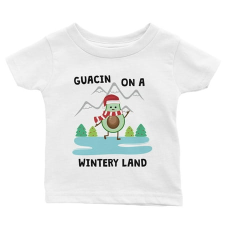 

Gaucin Wintery Land Cute WHITE Baby Shirt X-mas Present