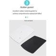 thumbnail image 5 of Queilt (1pcs) Housse Imperméable pour Sonnette Sans Fil Bouton Housse Imperméable pour Contrôle d'Accès Clavier Sonnette Extérieure Housse Imperméable, 5 of 5