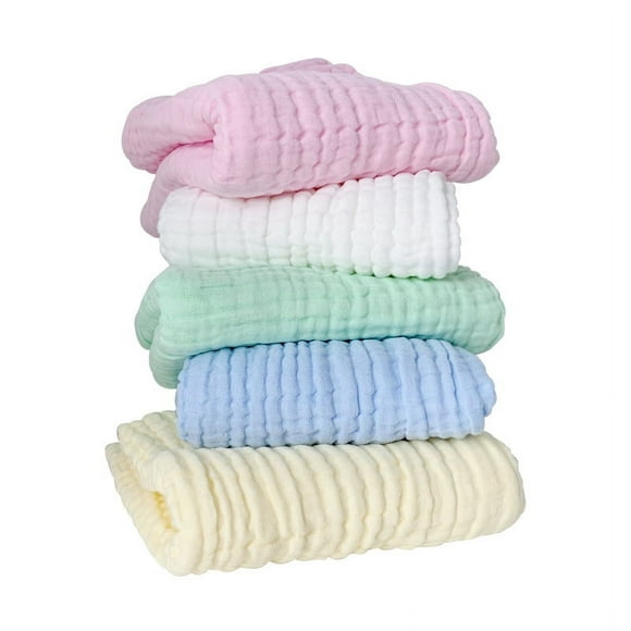 Toalla de baño para recién nacidos de clase A, colcha para bebé, manta para bebé, colcha de algodón de espuma de gasa de 6 capas de algodón liso