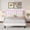 White, variant on 4 EVER WINNER Modern Twin Size LED Bed Frame, Pink PU Cushion Upholstered Platform Bed, Noise-Free Mattress Foundation, Quick Setup for Bedroom